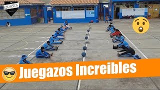 4 DIVERTIDOS JUEGOS para EDUCACION FISICA PRIMARIA 😎 [upl. by Naot]