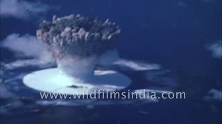 Underwater atomic bomb test 1946 [upl. by Asilat]