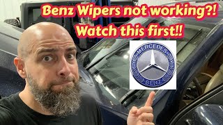 Mercedes wipers wont work [upl. by Adnuahsor]