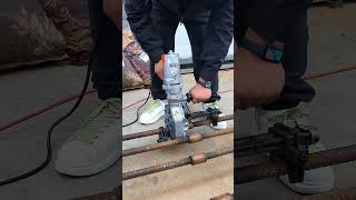 Torque Wrench in Action  Threading Rebar for Strong Foundations [upl. by Ahsrav637]