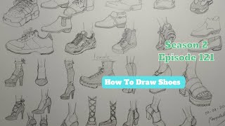 How To Draw Shoes S2 121 [upl. by Marutani]