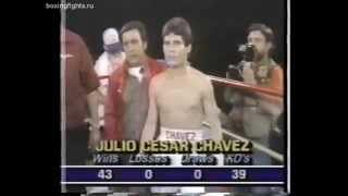 Julio Cesar Chavez Vs Ruben Castillo Date 19850419 [upl. by Kutzenco]