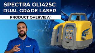 Spectra Precision GL1425C Dual Grade Laser  Product Overview [upl. by Suivatram]