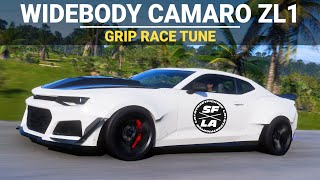 Forza Horizon 5 Tuning  Widebody Chevrolet Camaro ZL1 1LE FH5 Grip Race Build Tune amp Gameplay [upl. by Nahgaem890]