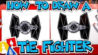 How To Draw Tie Fighter From Star Wars [upl. by Naut269]