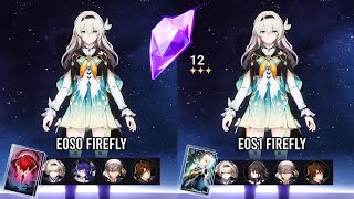 F2P E0S0 Firefly vs P2W E0S1 Firefly  v23 MoC 12  Honkai Star Rail [upl. by Dupuy939]