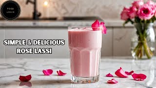 Lassi Recipe I Perfect Rose Lassi I गुलकंद लस्सी I लस्सी बनाने का नया तरीका I Gulab Lassi lassi [upl. by Weatherby]