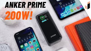 Anker Prime 200W  Super Fast Everyday Power Bank [upl. by Ahsenev734]