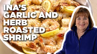 How to Make Inas Garlic and Herb Roasted Shrimp  Barefoot Contessa Cook Like a Pro  Food Network [upl. by Columbus]