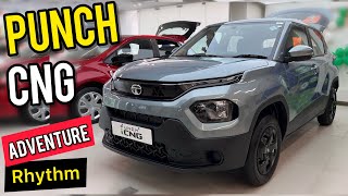 2023 Tata Punch Adventure Rhythm CNG Model Review 🔥 Price Features Specs amp All Details [upl. by Nner409]