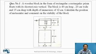 Analytical method used for calculation Metacentric height [upl. by Tillman]