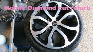 TheWheelGuy professional quotdiamond cutquot alloy wheel refurbishment [upl. by Naashar969]