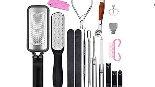 Professional PedicureManicure Tools Set [upl. by Akehsyt64]