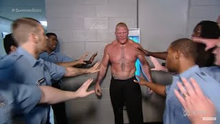 BROCK LESNAR AND UNDERTAKER BRAWL BACKSTAGE  WWE RAW [upl. by Enomal]