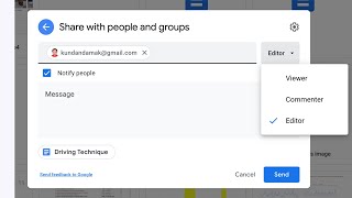 How to Share Files From Google Drive Allow the file to be viewed only comment or Edit [upl. by Rannug401]