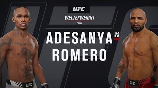 Israel Adesanya vs Yoel Romero  The Rise of The Last Stylebender  UFC 4 [upl. by Jackquelin17]