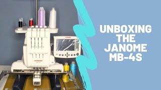 Unboxing My New Janome MB4S Machine From SewingMachinePluscom [upl. by Yumuk]