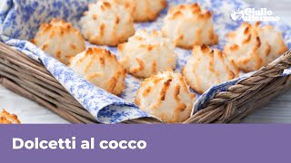 DOLCETTI AL COCCO MORBIDI ricetta facilissima [upl. by Pinchas476]