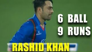 Rashid Khan Blowing 6 Bowl 9 Runs Needed 3rd T 20 Ban Vs Afg [upl. by Wolsky]