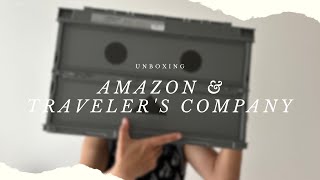 Amazon amp Travelers Company Unboxing  boots amp berry [upl. by Llenrep]