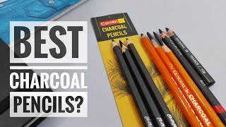 Best Charcoal pencils for ArtistsCamlin General Derwent ConteParis [upl. by Llewellyn246]