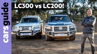 2022 Toyota LandCruiser 300 Series review How new 300 Series LandCruiser LC300 compares to LC200 [upl. by Durman]