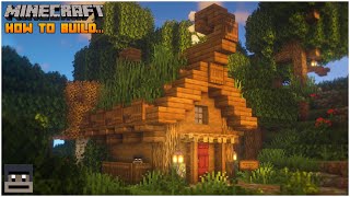 Minecraft Fantasy Cottage Starter House Tutorial [upl. by Leuname]