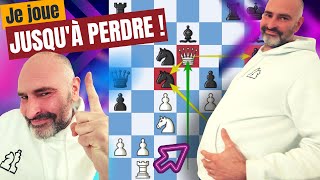 JE JOUE aux échecs jusquà PERDRE [upl. by Margaux]