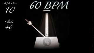 60 BPM Metronome [upl. by Atorod]