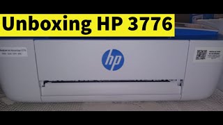 Unboxing HP Deskjet 3776 [upl. by Atteugram]