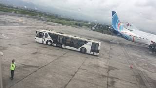 LANDING AT KATHMANDU AIRPORT WITH QATAR AIRWAYS [upl. by Lorola]