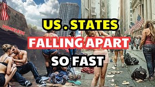 Top 10 States Collapsing Fastest in America Due to Poverty and Homelessness Crisis  Documentary [upl. by Nylesaj]