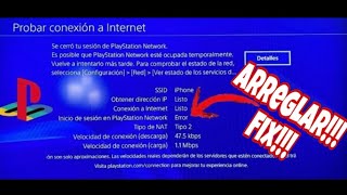 COMO ARREGLAR ERROR EN PS4 DE PLAYSTATION NETWORK PSN HOW TO FIX PLAYSTATION NETWORK ERROR [upl. by Muldon]