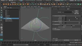 Bend ToolDeformer Maya [upl. by Paulsen917]