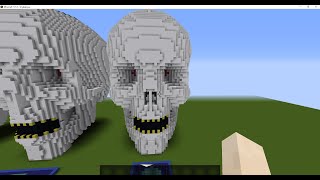 Minecraft skull tutorial [upl. by Akcir3]