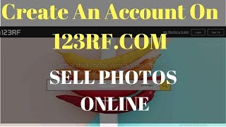 123RFCOM Pe Account Kaise Banaye  How To Create Account On 123RFCOM  Hindi 2018 [upl. by Annawad]