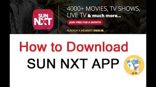 How to Download SUN NXT APP  DESKTOP VERSION [upl. by Sherrod]