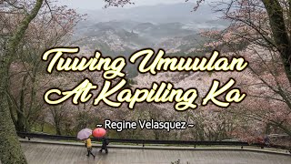 Tuwing Umuulan At Kapiling Ka  KARAOKE VERSION  by Regine Velasquez [upl. by Sac]