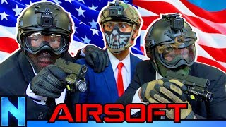 AIRSOFT Protect The President  ft Jet Desert Fox [upl. by Hankins275]