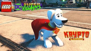 LEGO DC Super Villains Krypto Unlock  Free Roam Gameplay [upl. by Aliled181]