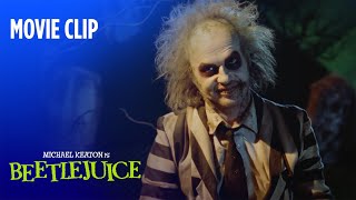 Beetlejuice  The Exorcism  4K Clip  Warner Bros Entertainment [upl. by Ateuqal539]