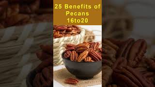 Benefits of Pecans Pecans healthcare shots short youtubeshorts shortsvideo Dryfruits [upl. by Anair]