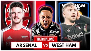 Arsenal 01 West Ham  Premier League  Watchalong W Troopz [upl. by Veneaux]