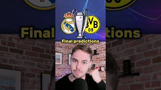 Champions League Final Prediction Real Madrid vs Borussia Dortmund [upl. by Fitzgerald612]