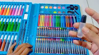 alat warna paling lengkap spidol crayon pensil warna cat air semua ada isi 150 harga cuma 50rbu [upl. by Guinevere]