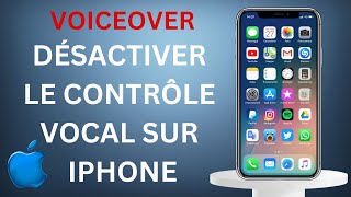 Comment activer ou désactiver la voix sur un iPhone qui parle Mode VoiceOver [upl. by Phillipe]