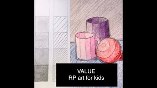 Value Art Lesson for Kids [upl. by Ettenwad]