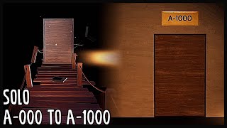 DOORS HOTEL SECRET ROOMS A000 to A1000  Solo Full Walkthrough  Roblox [upl. by Eizdnil40]