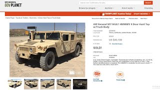 What to AVOID When Buying Humvees off GovPlanet [upl. by Reinald312]