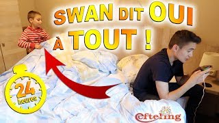 SWAN DIT OUI À TOUT À NÉO PENDANT 24H   YES MAN CHALLENGE DANS UN PARC DATTRACTIONS EFTELING [upl. by Elicia]